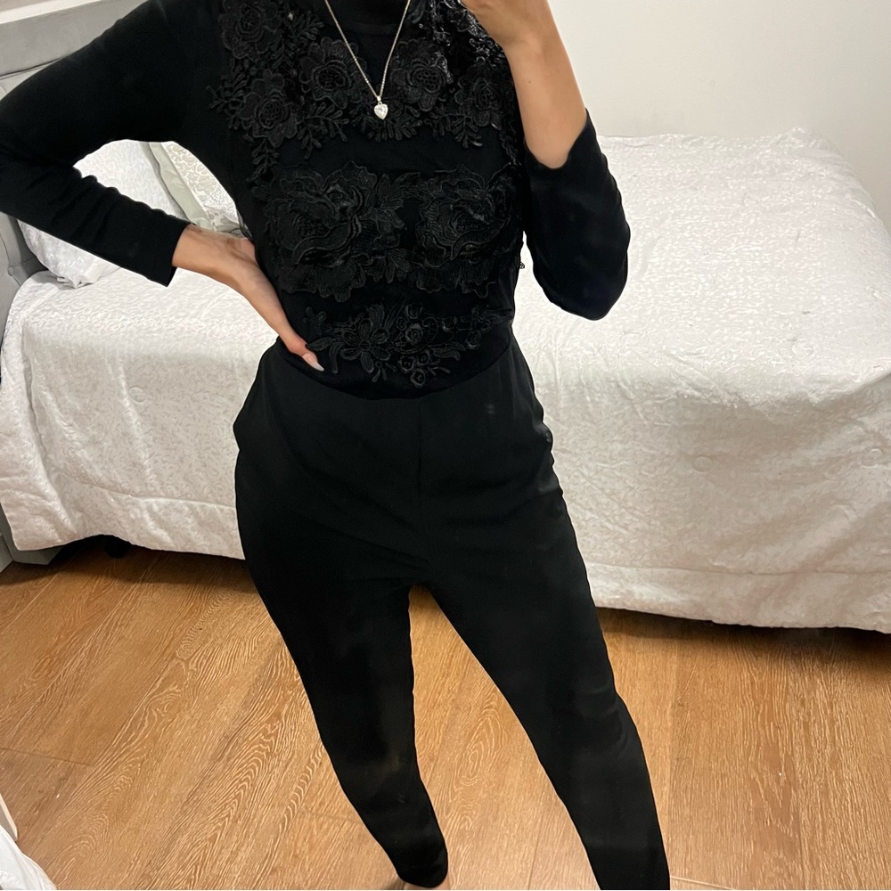 Black jumpsuit
